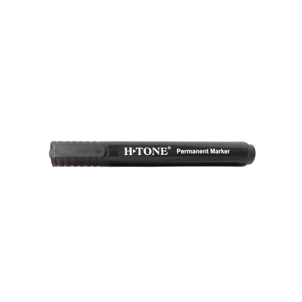 Маркер водостійкий 1-5 мм, клин. накінечник. чорний, H-Tone (JJ20523-black)